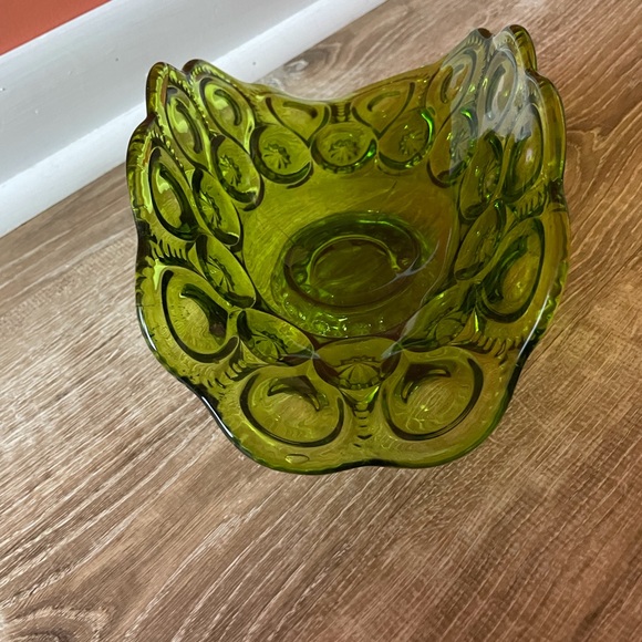 Vintage 1960’s L.E. Smith Glass Moon and Stars Banana Boat - Picture 5 of 15